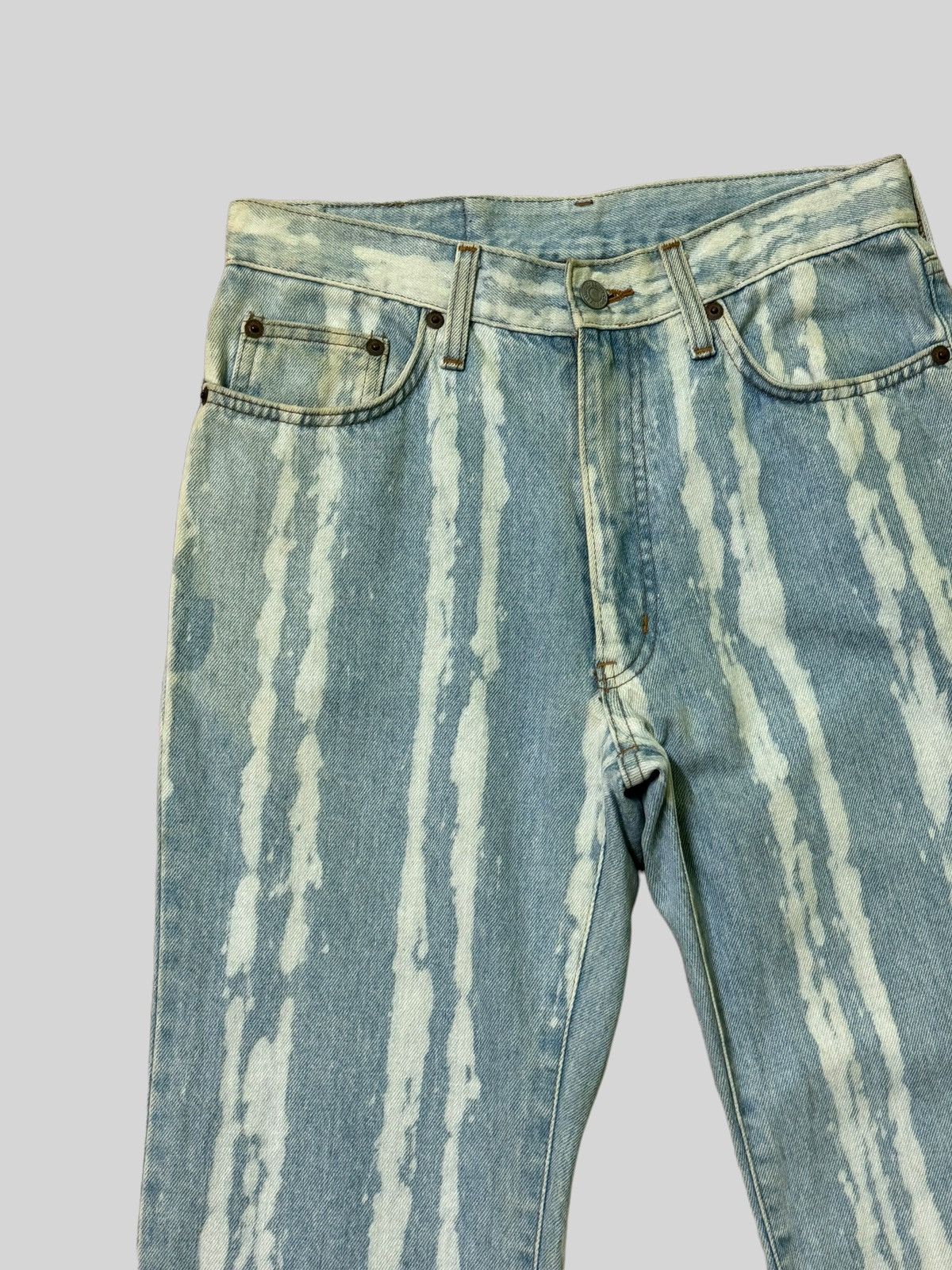 Edwin × If Six Was Nine × Vintage Vintage Edwin Acid Wash Flare Jeans Size US 27 - 4 Thumbnail