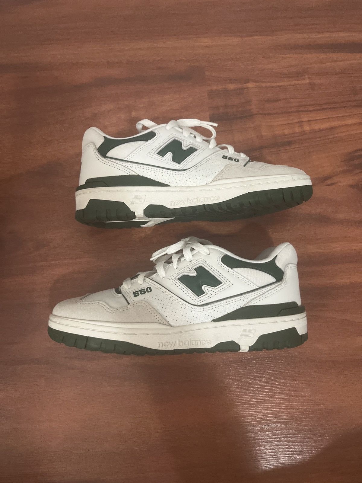 New Balance New Balance 550 Green Size US 8 / EU 41 - 1 Thumbnail