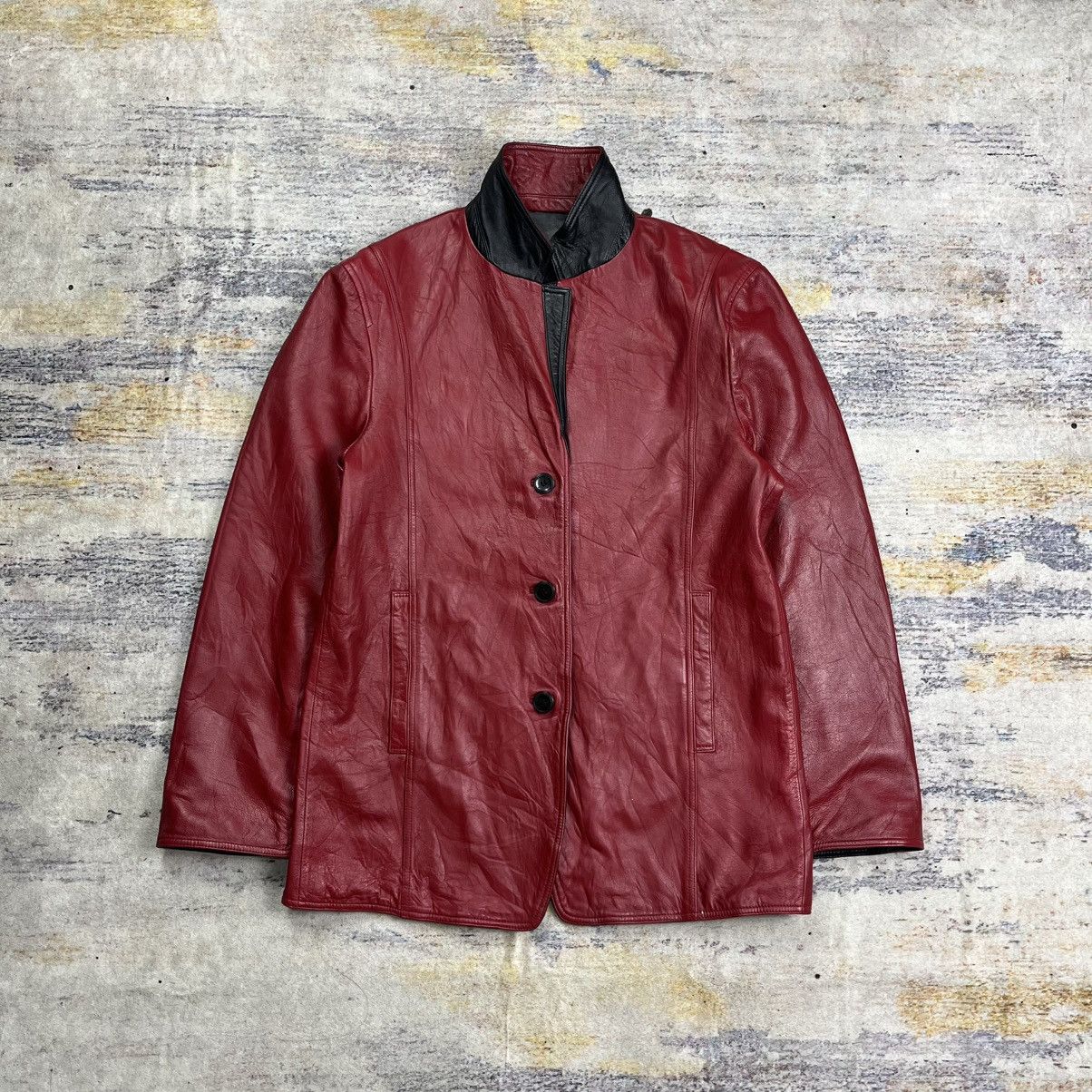 Jean Paul Gaultier Vintage 90s gaultier objet homme reversible leather jacket Size US L / EU 52-54 / 3 - 5 Thumbnail