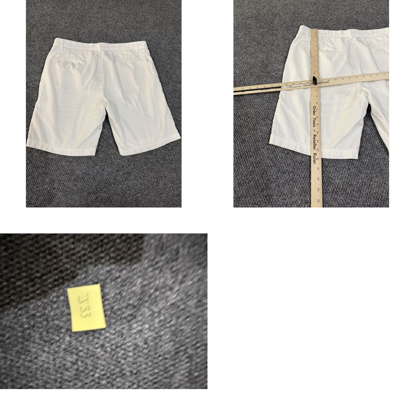 Original Penguin Original Penguin Shorts Mens 38 White Chino Cotton Casual Summer Flat Front Pockets Vintage No Womens Mens BoysGirls Size US 38 / EU 54 - 8 Thumbnail