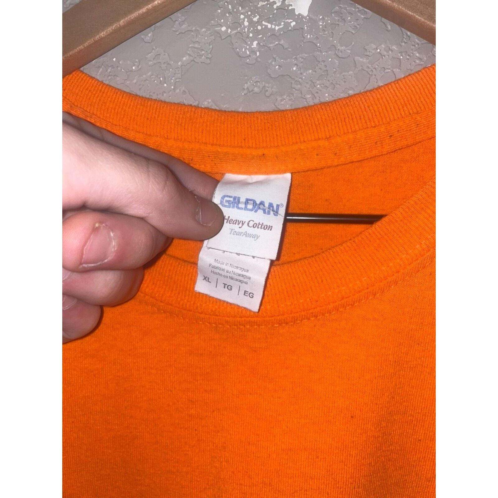 Gildan RMC Soccer Champions Shirt Orange XL Champions League Tee Size US XL / EU 56 / 4 - 6 Thumbnail