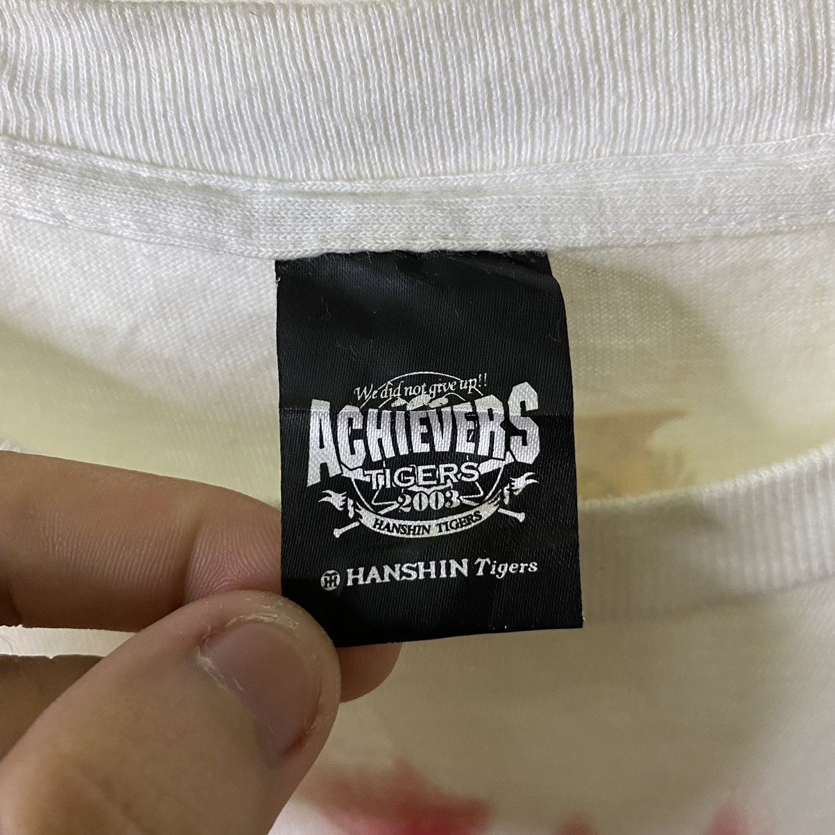 Japanese Brand Vintage 2003 Hanshin Tigers Achievers MLB Bathing Ape Style Size US L / EU 52-54 / 3 - 3 Thumbnail