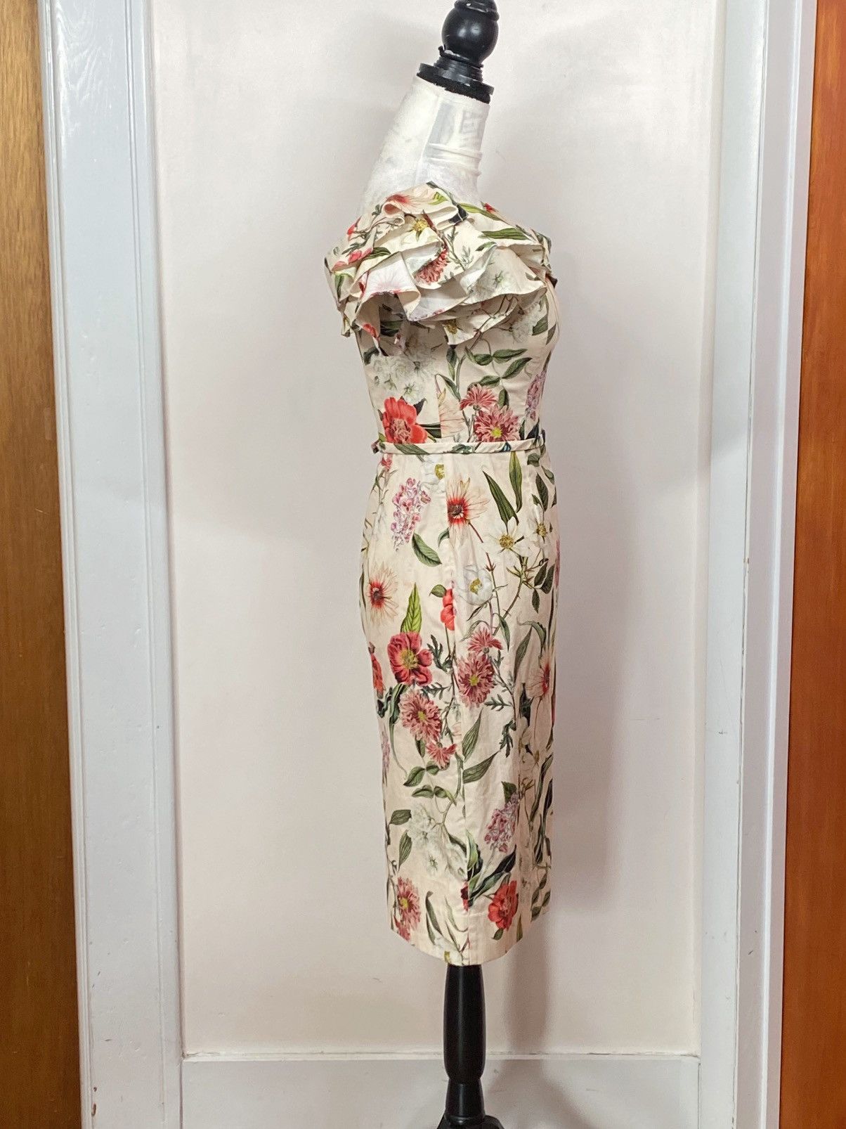 Other Teri Jon Floral Off-the-Shoulder Sheath Dress size 4 Size S / US 4 / IT 40 - 11 Thumbnail