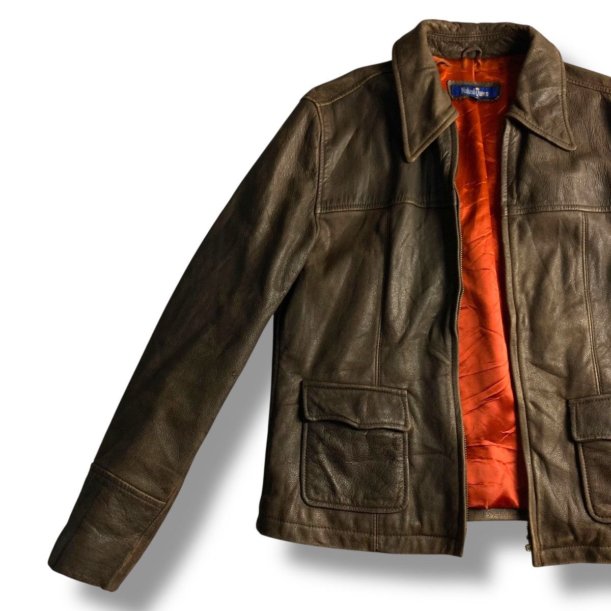 Hysteric Glamour 🇯🇵 NAKEQ QUEEN BUCKLE WAIST COWHIDE GENUINE LEATHER JACKET Size M / US 6-8 / IT 42-44 - 4 Thumbnail