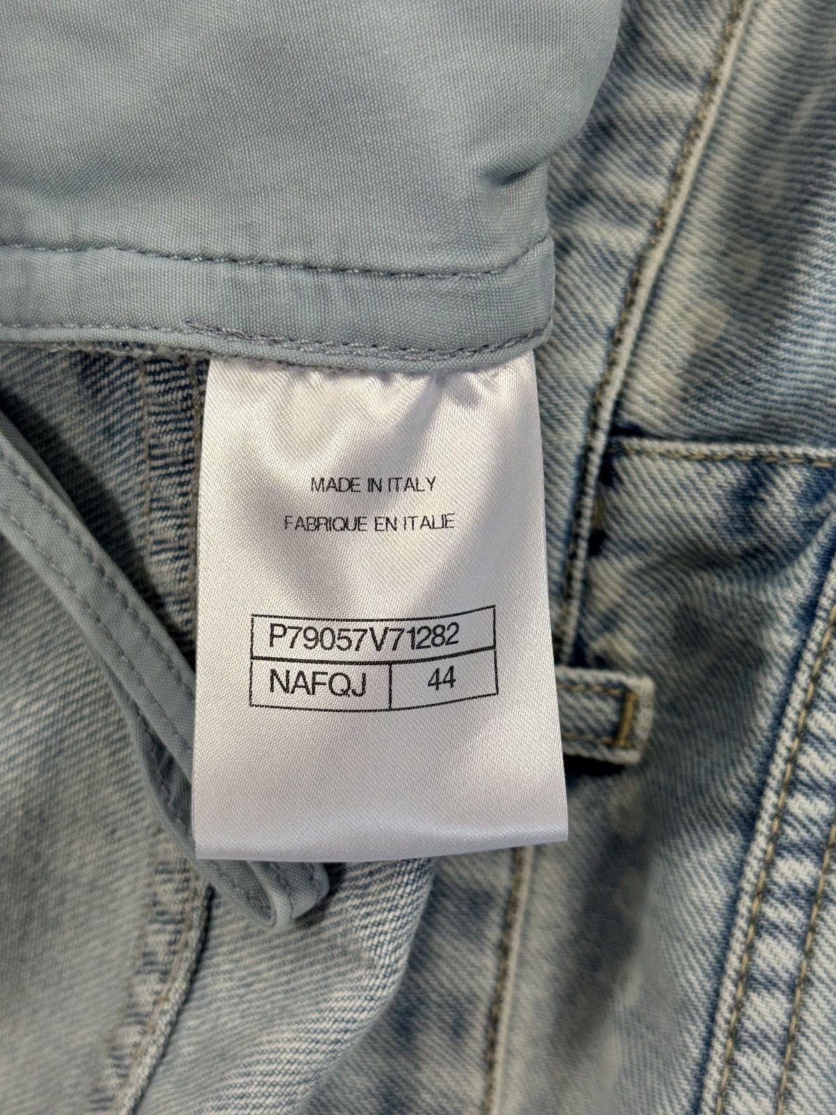 Chanel LOGO PRINT DENIM JEANS Size US 34 / EU 50 - 11 Thumbnail
