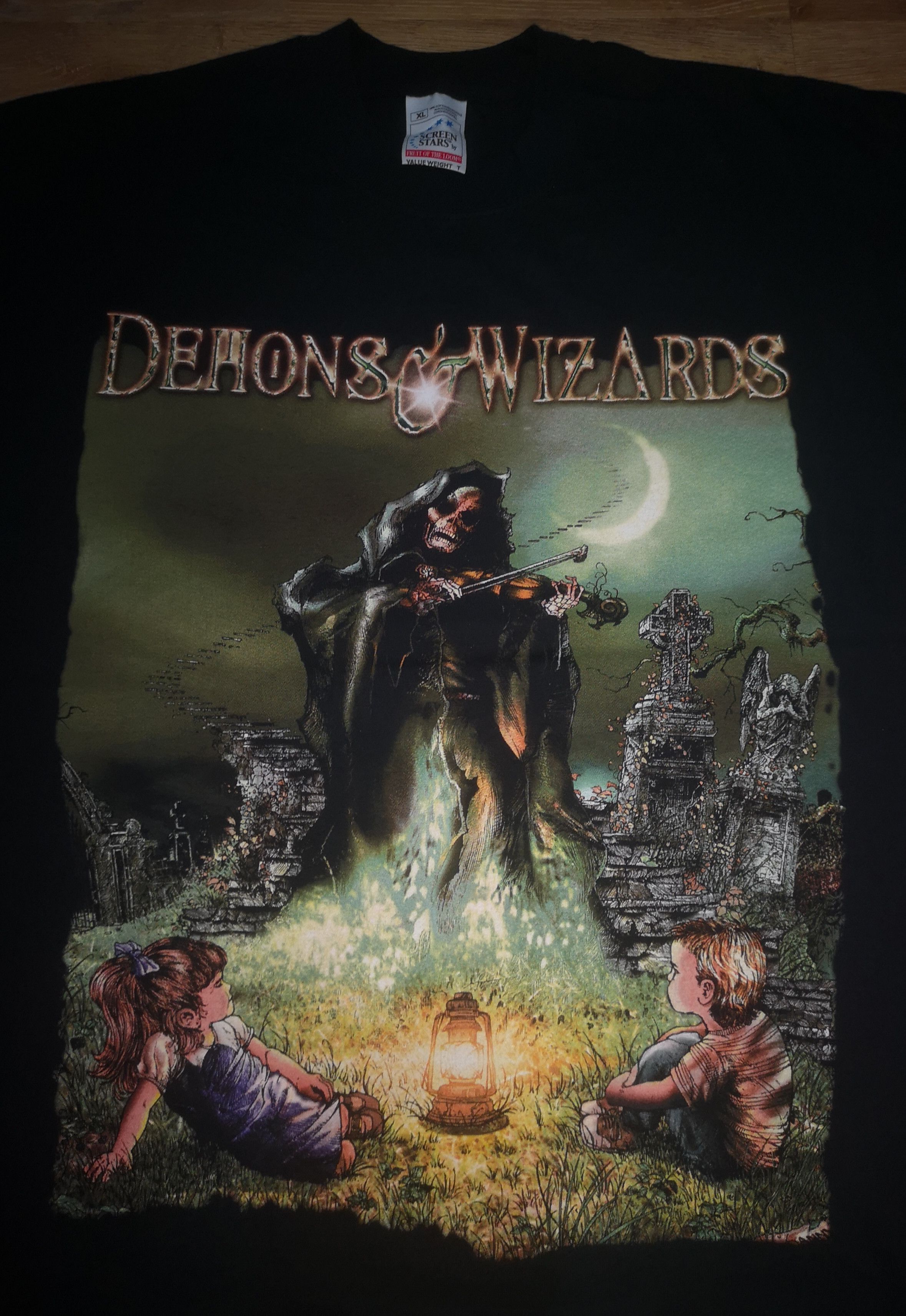 Band Tees × Vintage Deadstock True Vintage OG Demons & Wizards Metal Band Shirt Size US XL / EU 56 / 4 - 5 Thumbnail