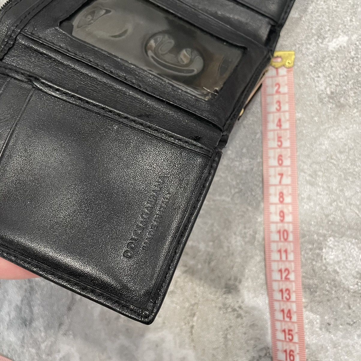 Dolce & Gabbana × Vintage RARE Dolce & Gabbana Steel Logo Vintage Leather Wallet 90s Size ONE SIZE - 2 Thumbnail