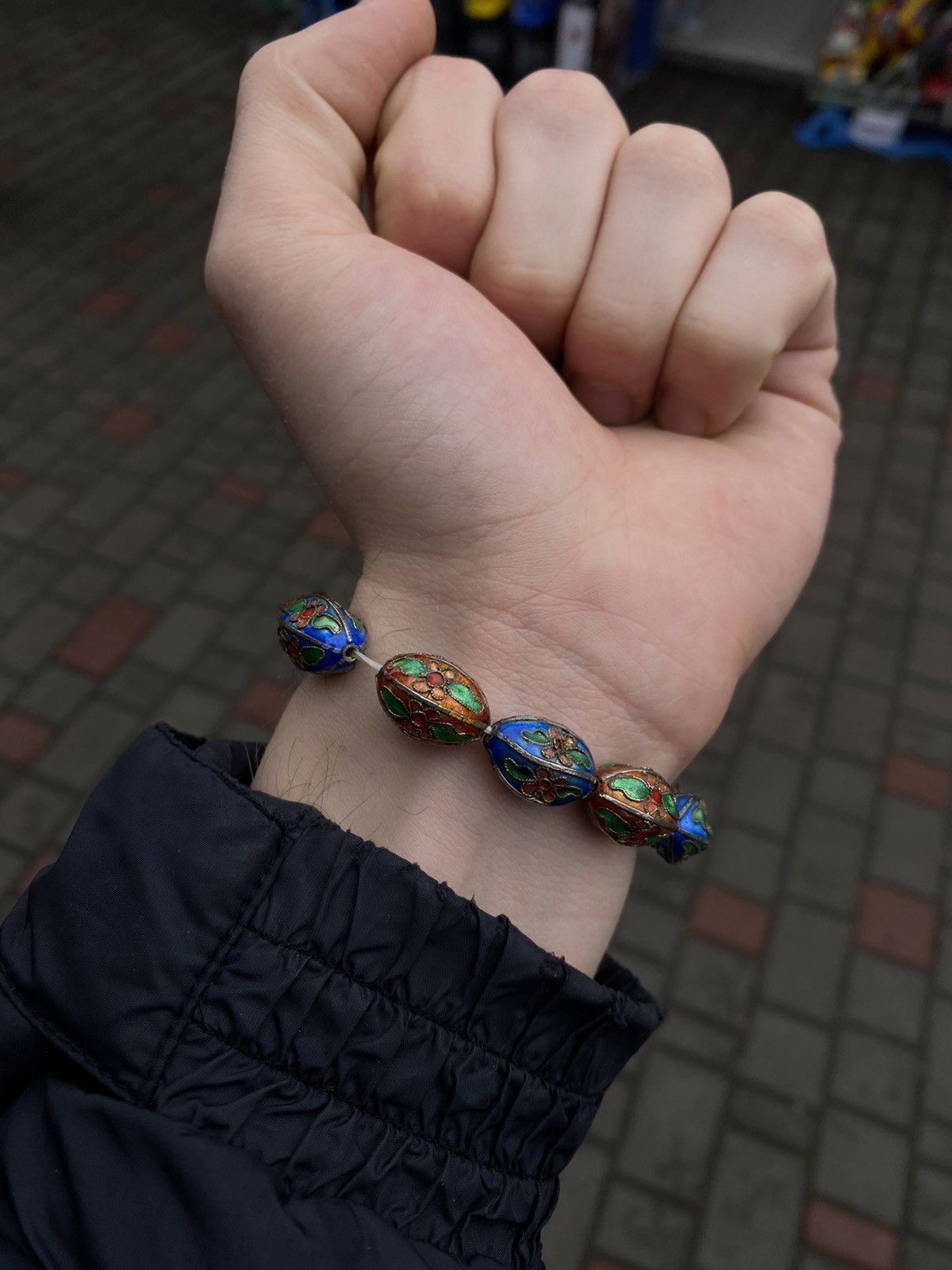 Japanese Brand × Vintage Cloisonné Enamel Bracelet Watch – Japanese Brand Size ONE SIZE - 4 Thumbnail