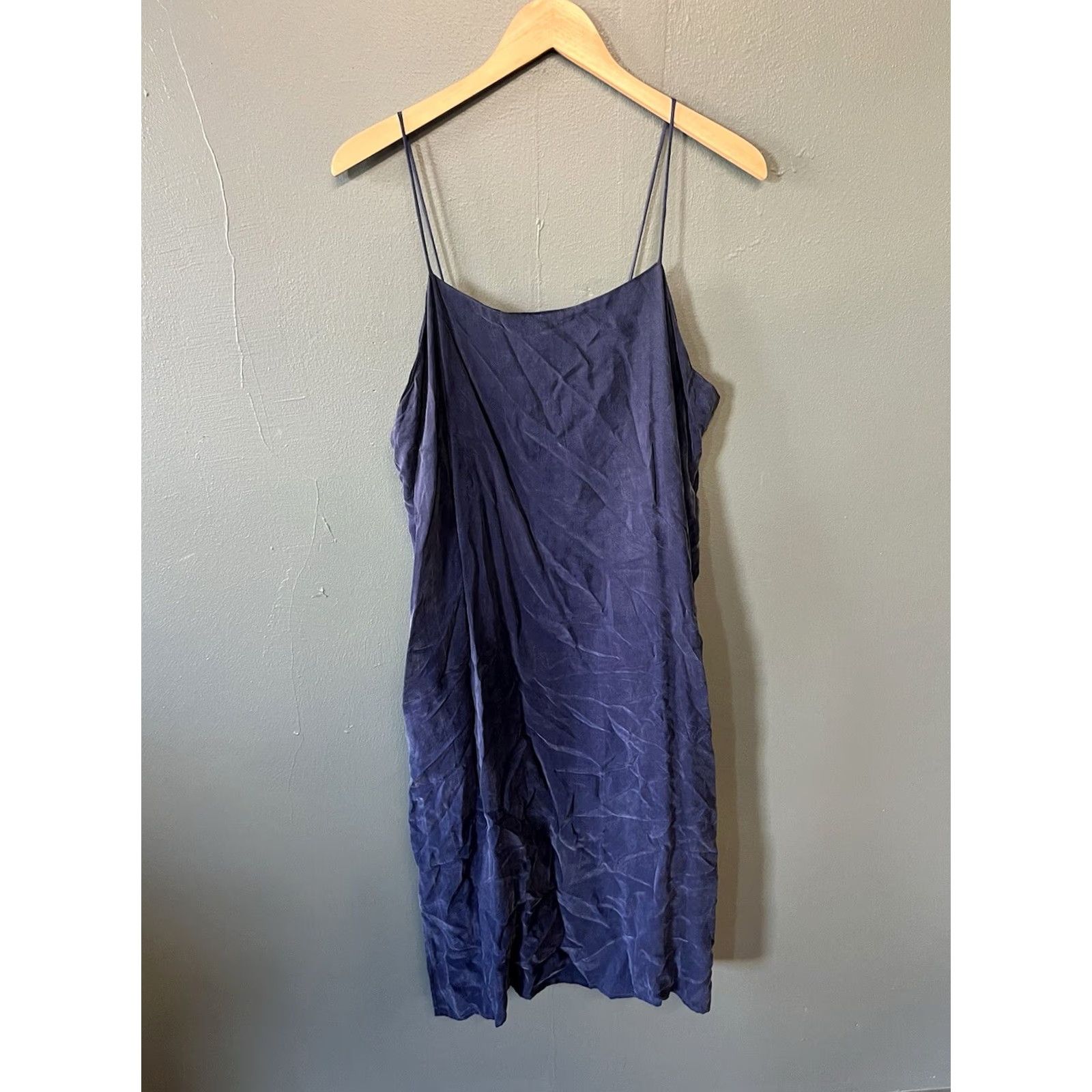 Vintage Objects Without Meaning Womens Blue Sleeveless Sundress L Knee Length Dress Flowy Size L Size L / US 10 / IT 46 - 2 Thumbnail