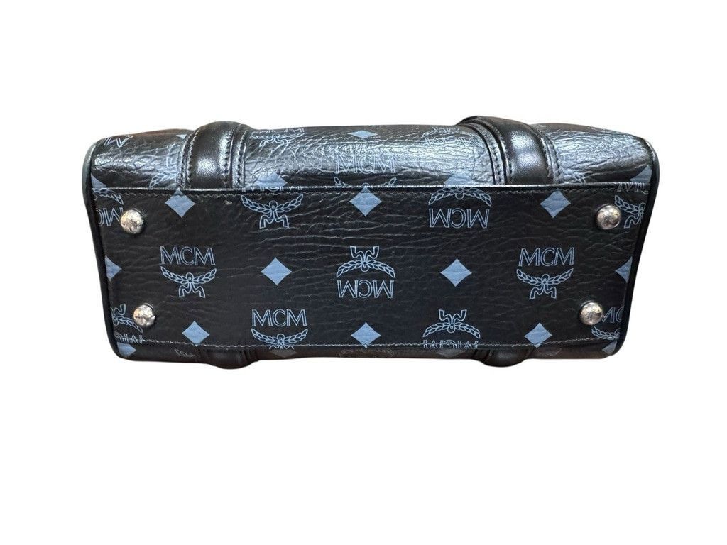MCM MCM Visetos Black Boston Satchel Size ONE SIZE - 8 Thumbnail