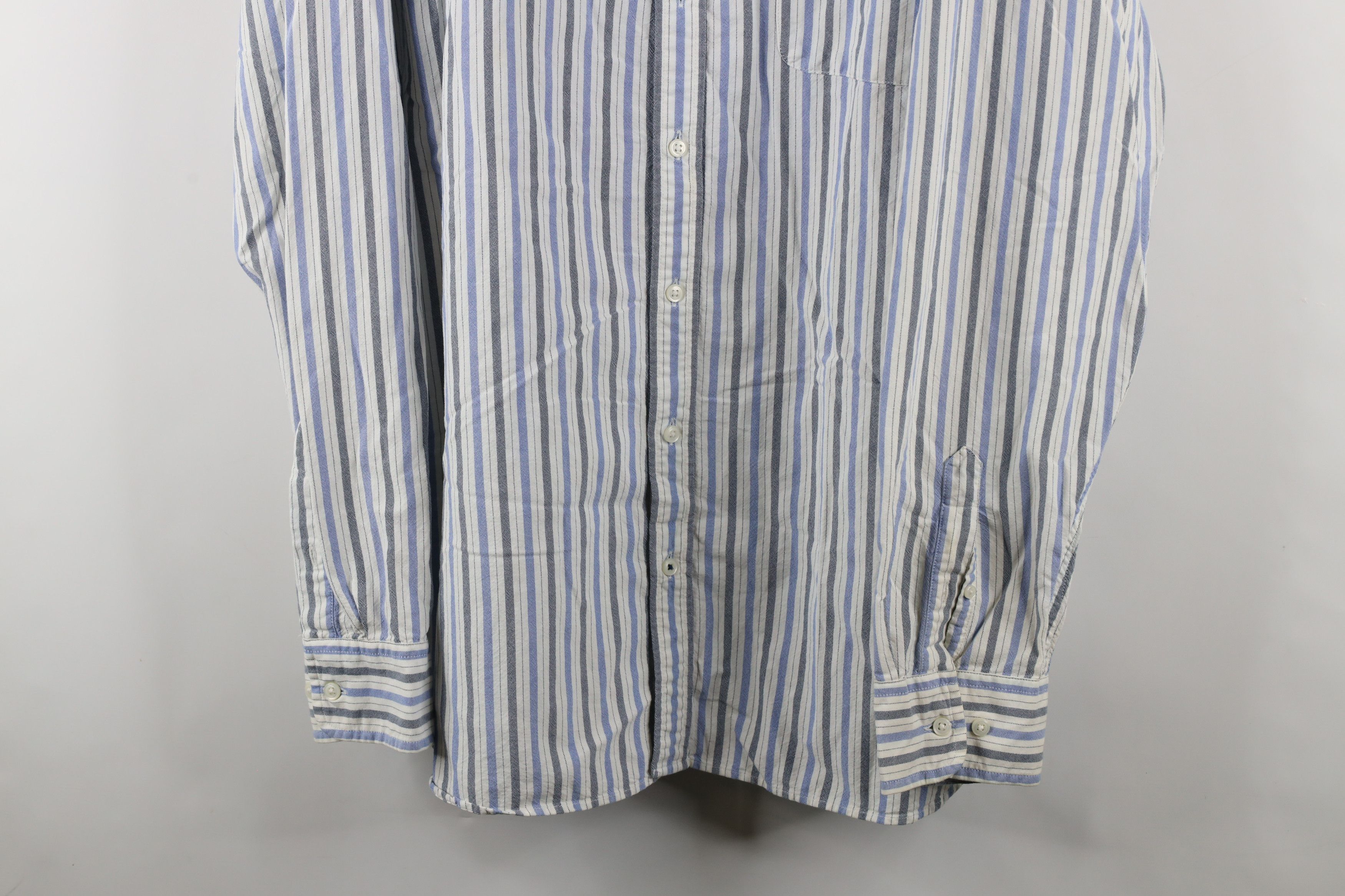 Vintage Vintage 90s Streetwear Block Collared Button Down Shirt Size US XL / EU 56 / 4 - 3 Thumbnail