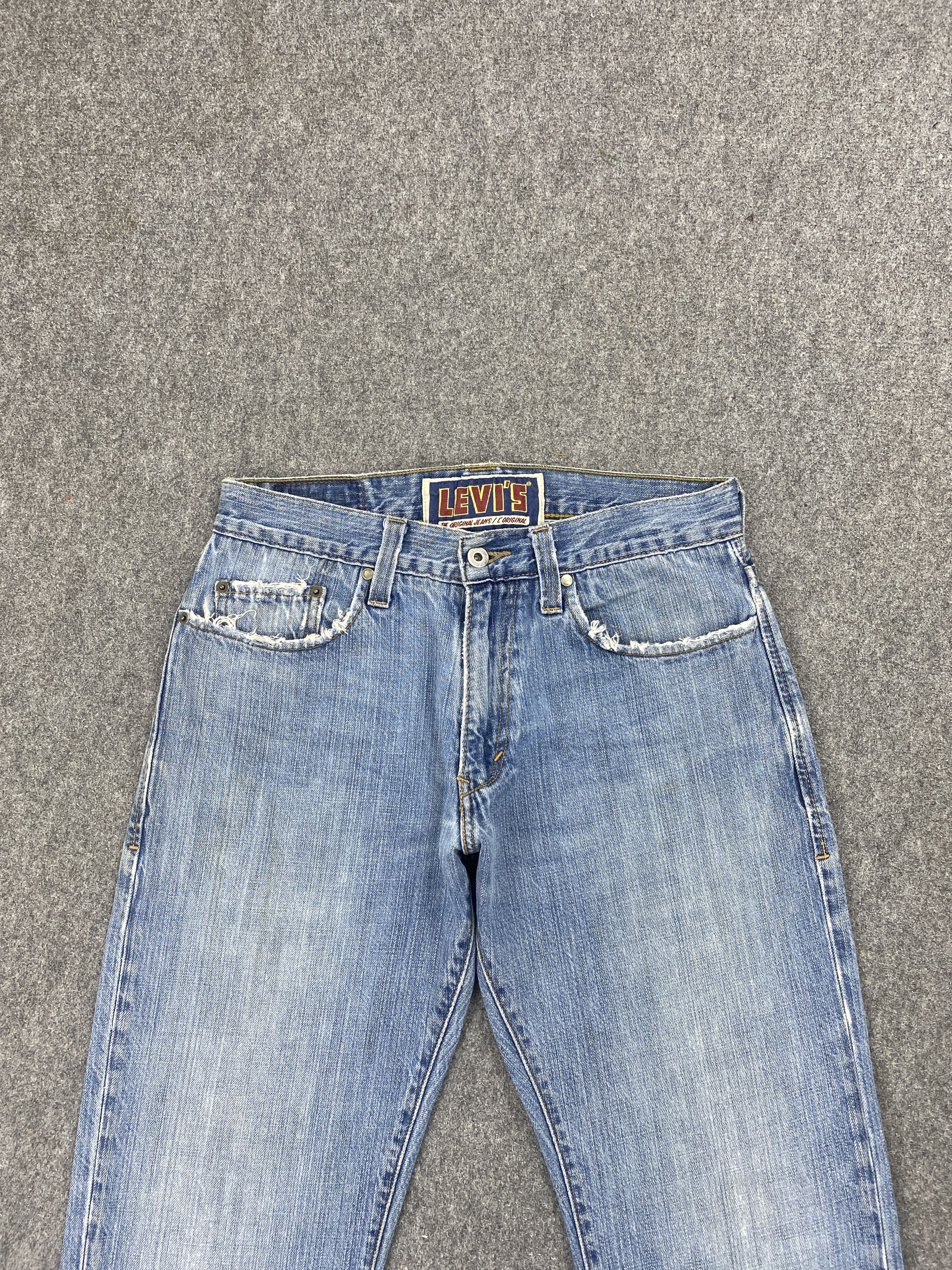 Levi's × Vintage Faded Blue Vintage Levi's 527 Low Bootcut Jeans Size US 31 - 2 Thumbnail