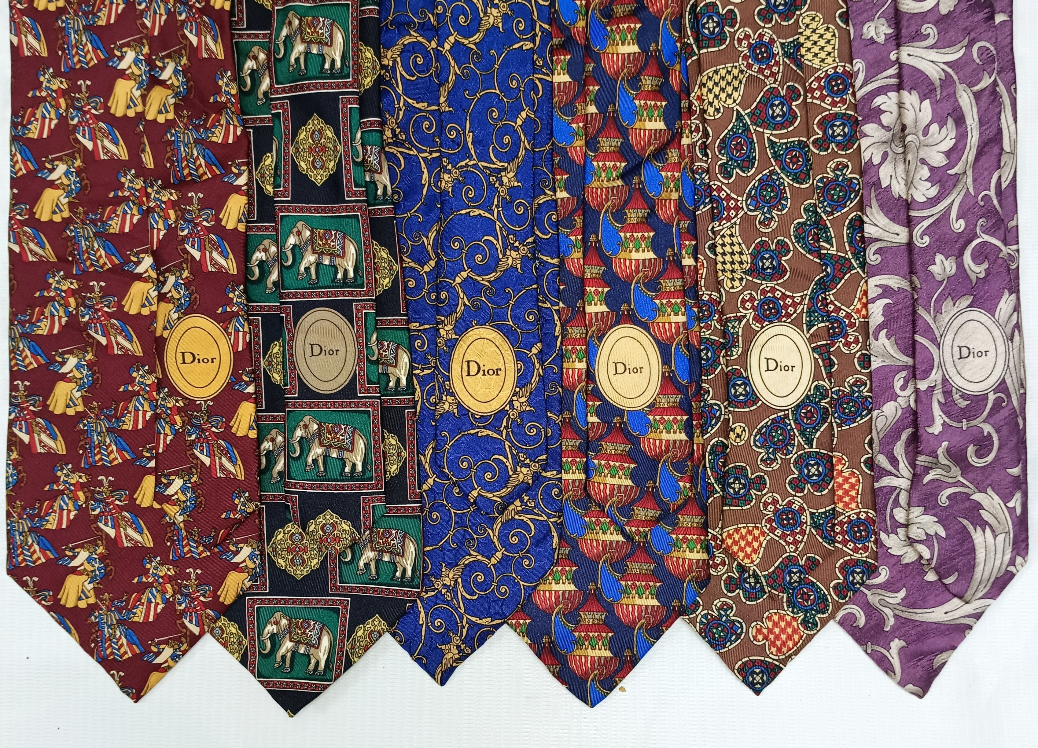 Christian Dior Monsieur × Dior Vintage Christian Dior Silk Tie Size ONE SIZE - 1 Thumbnail
