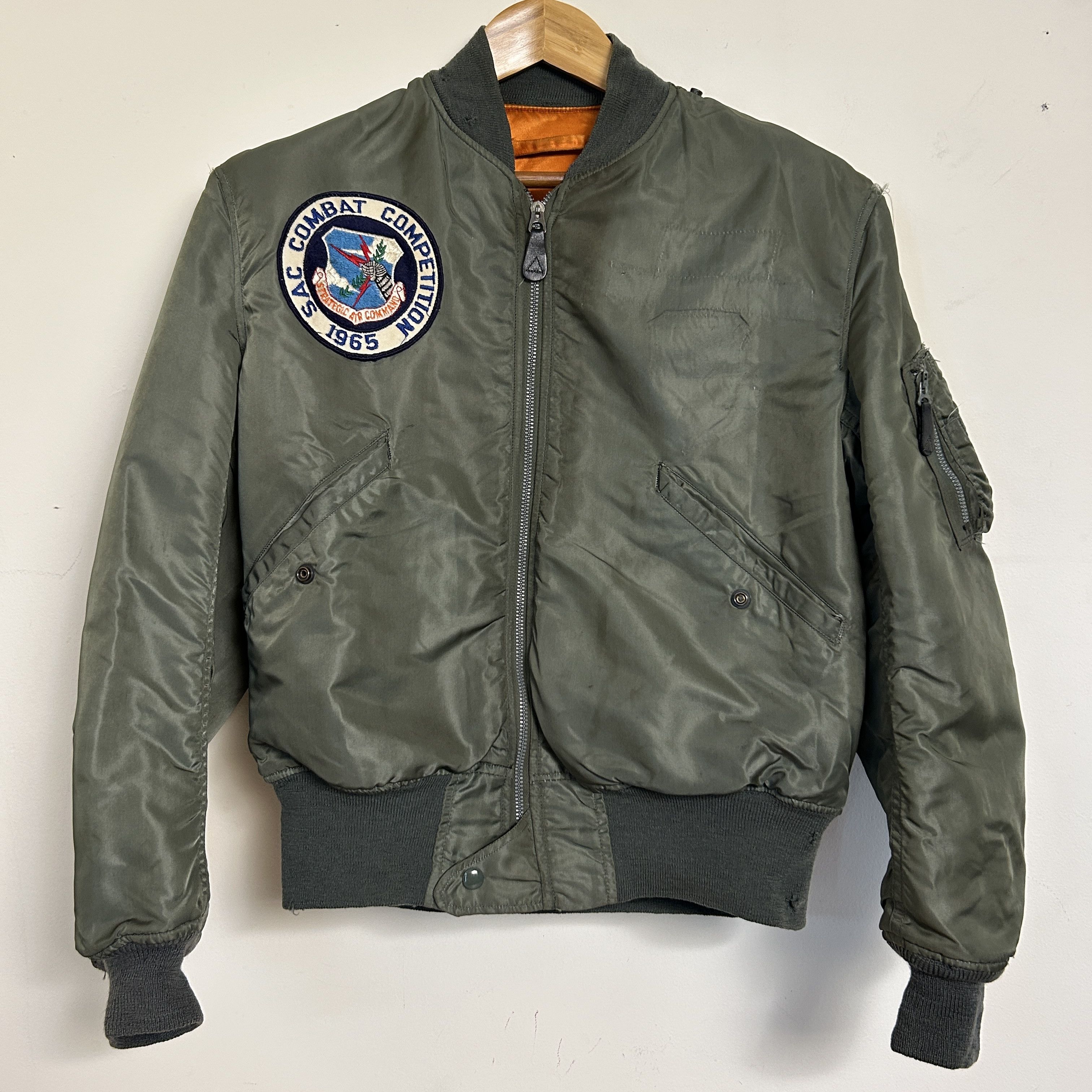 Alpha Industries 1964 Alpha L-2B USAF Flight Jacket Crown Zip L Size US M / EU 48-50 / 2 - 1 Thumbnail