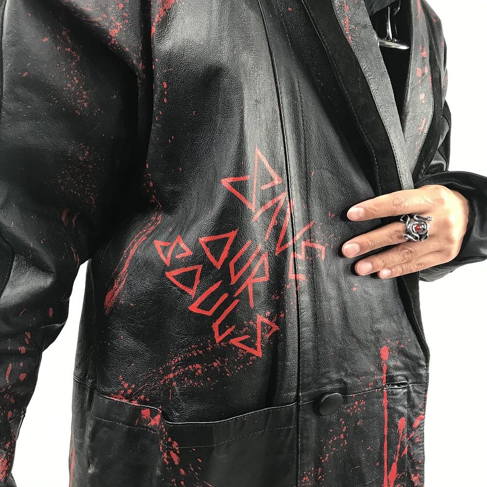 Marc Jacobs 008 Save our Souls Trench Coat Jacket Genuine Leather Size US M / EU 48-50 / 2 - 1 Thumbnail