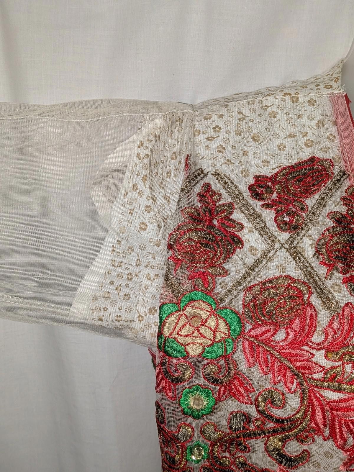 Designer DANISH Girls 16 Embroidered Indian Pakistani Shalwar Kameez Size ONE SIZE - 8 Thumbnail