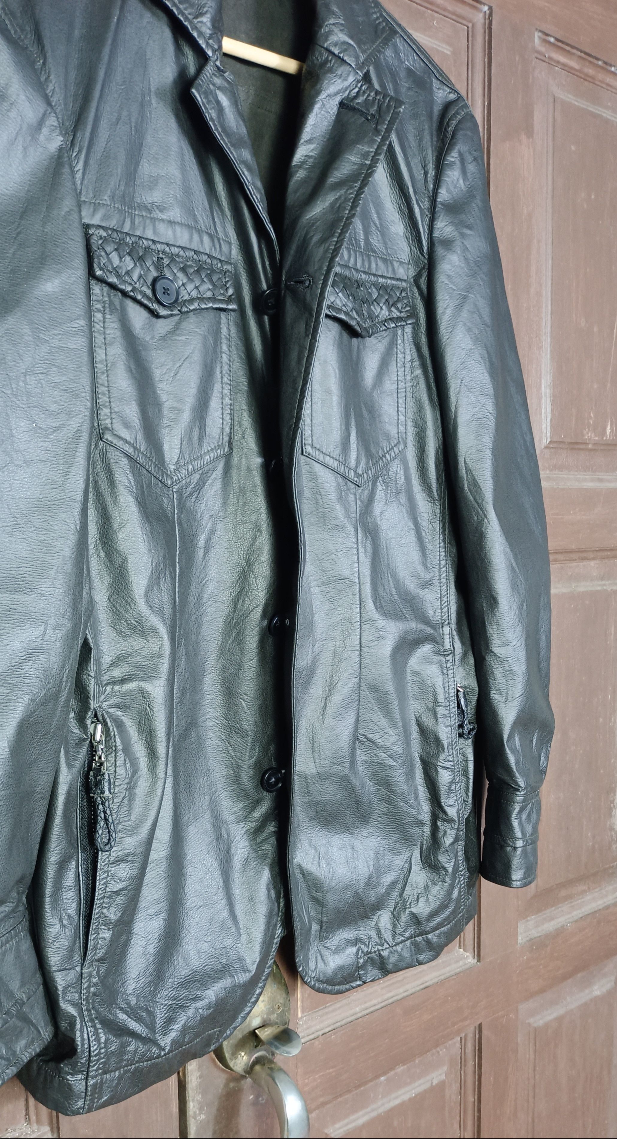 Alexander Julian Vintage🔥 ALEXANDER JULIAN Faux Leather Jacket Size US M / EU 48-50 / 2 - 7 Thumbnail