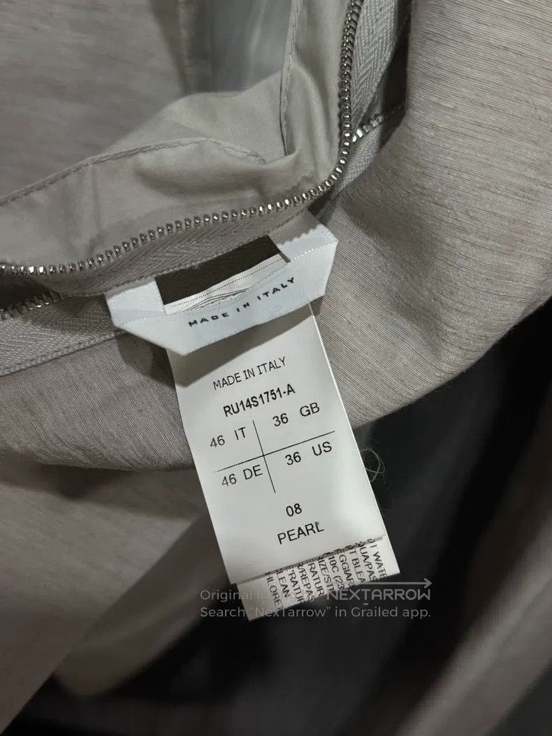 Rick Owens Rick Owens 14ss main-line silk-linen-blend one-button doub Size US S / EU 44-46 / 1 - 9 Thumbnail