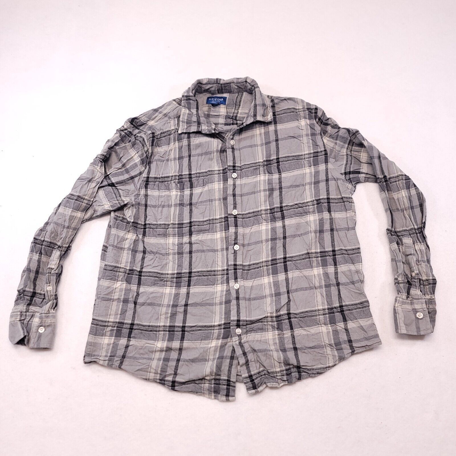 Arizona Jean Co. Arizona Jean Co Madras Flannel Button Up Shirt Mens Size L Size US L / EU 52-54 / 3 - 2 Thumbnail