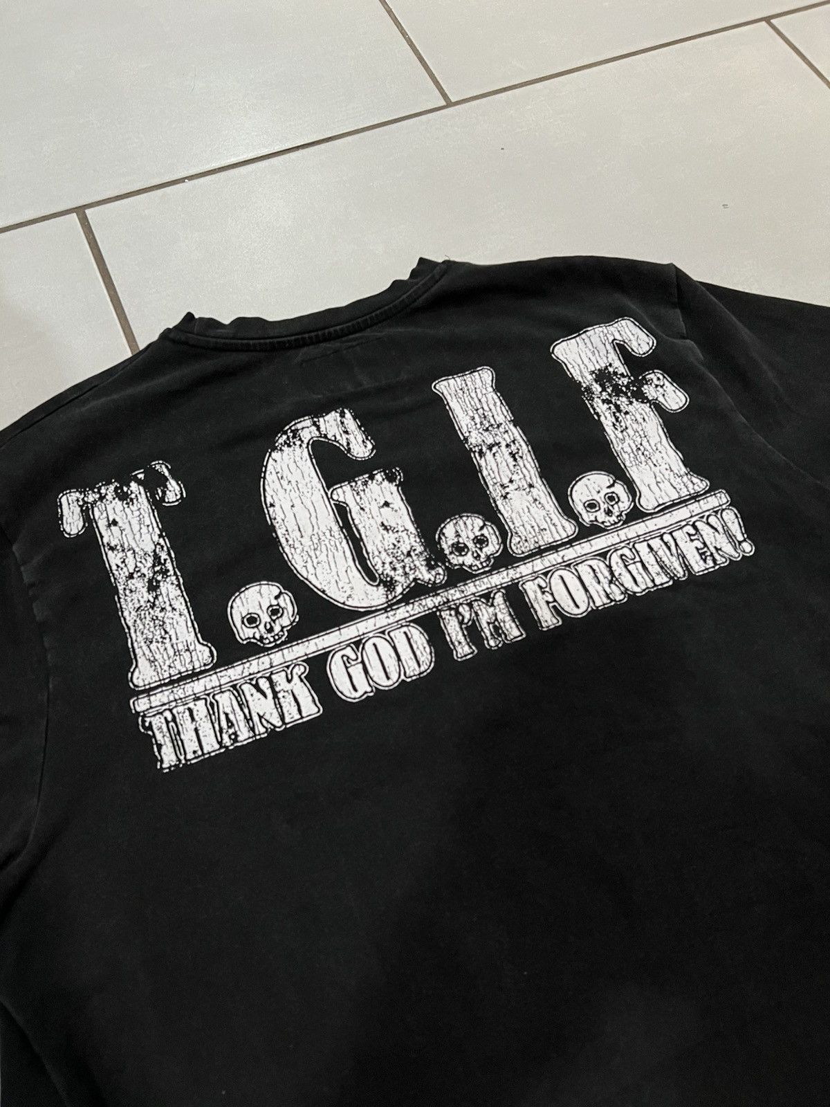 Japanese Brand Hard Jewelry Pierced Jesus Shirt Size US M / EU 48-50 / 2 - 4 Thumbnail