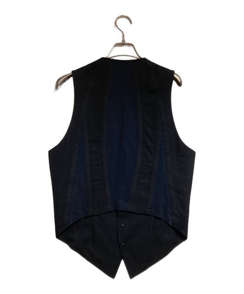 Yohji Yamamoto pour homme Knit switching line design vest