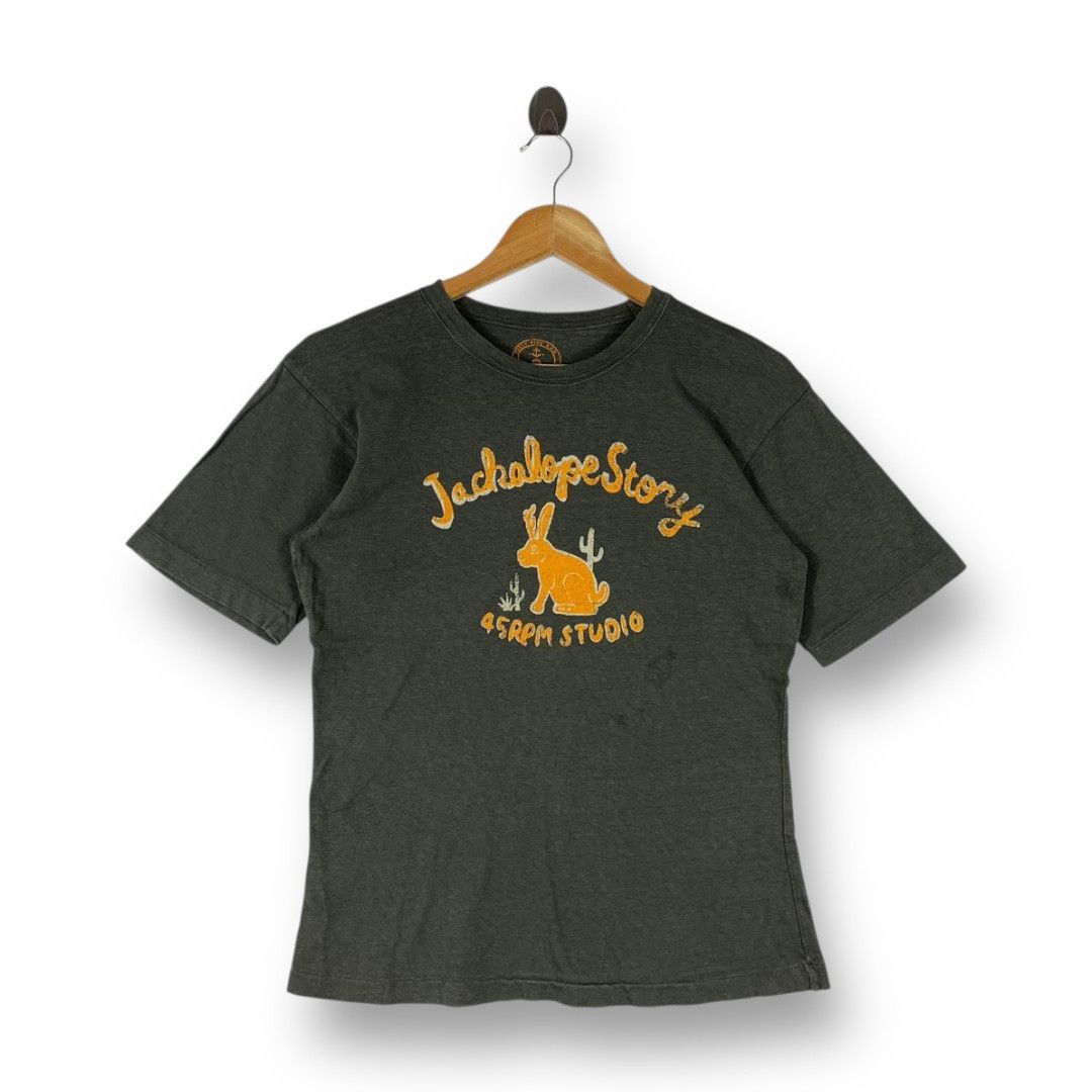 45rpm 45 RPM jackolope story spellout printed tee Size XS / US 0-2 / IT 36-38 - 1 Thumbnail