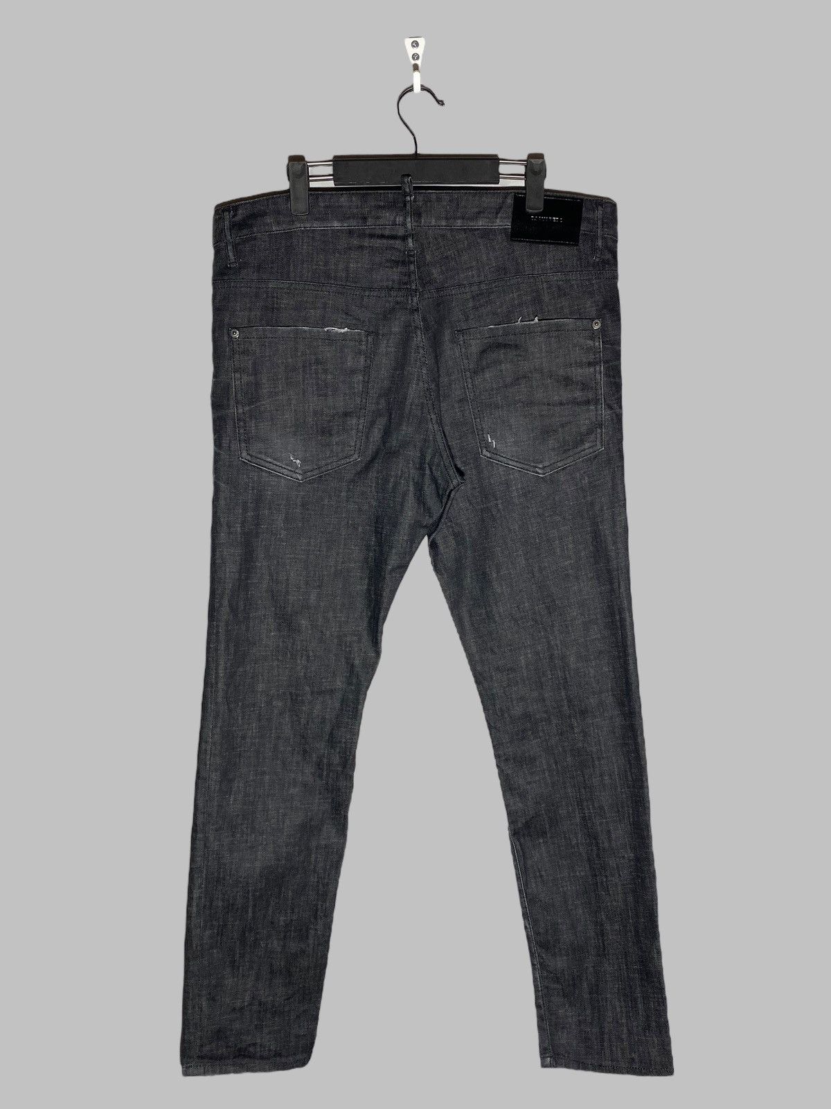 Dsquared2 🔥 DSQUARED2 SKATER JEANS BLACK ITALIAN DENIM Y2K VIBES Size US 34 / EU 50 - 1 Thumbnail