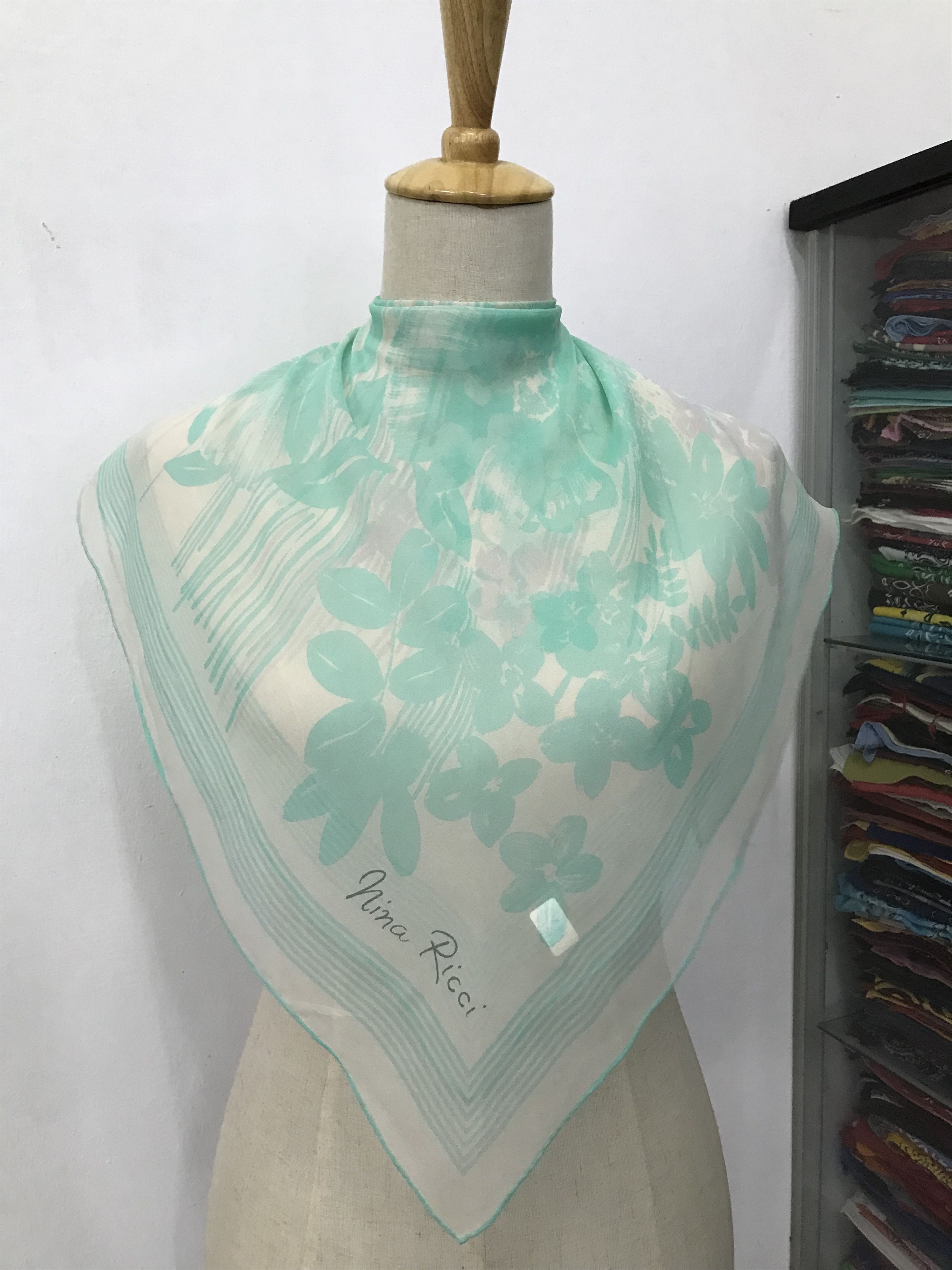 Nina Ricci Vintage Nina Ricci Silk Scarf Size ONE SIZE - 1 Thumbnail