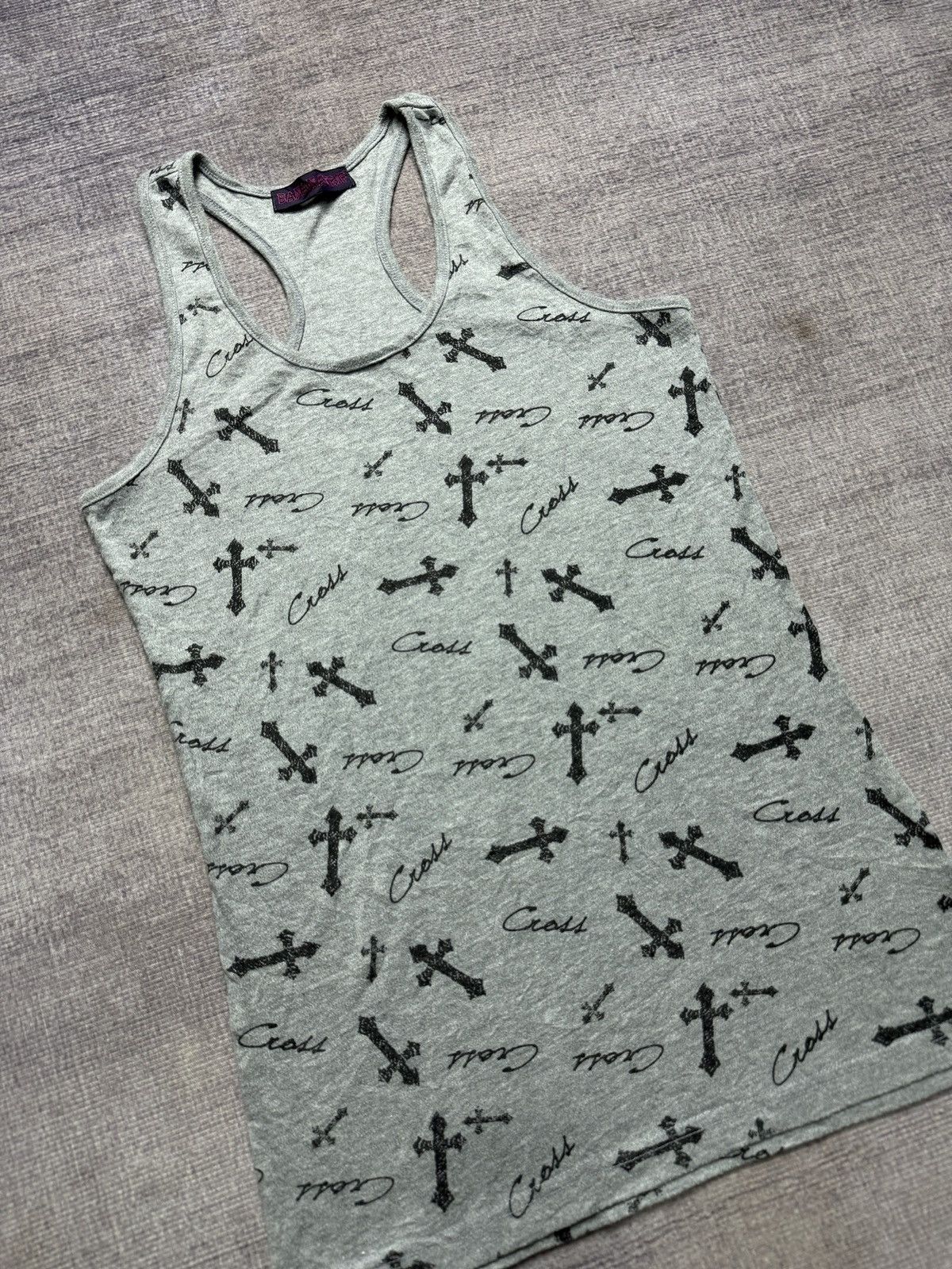 If Six Was Nine Y2K BANANATRIP CROSS ART TANK TOP Size M / US 6-8 / IT 42-44 - 2 Thumbnail