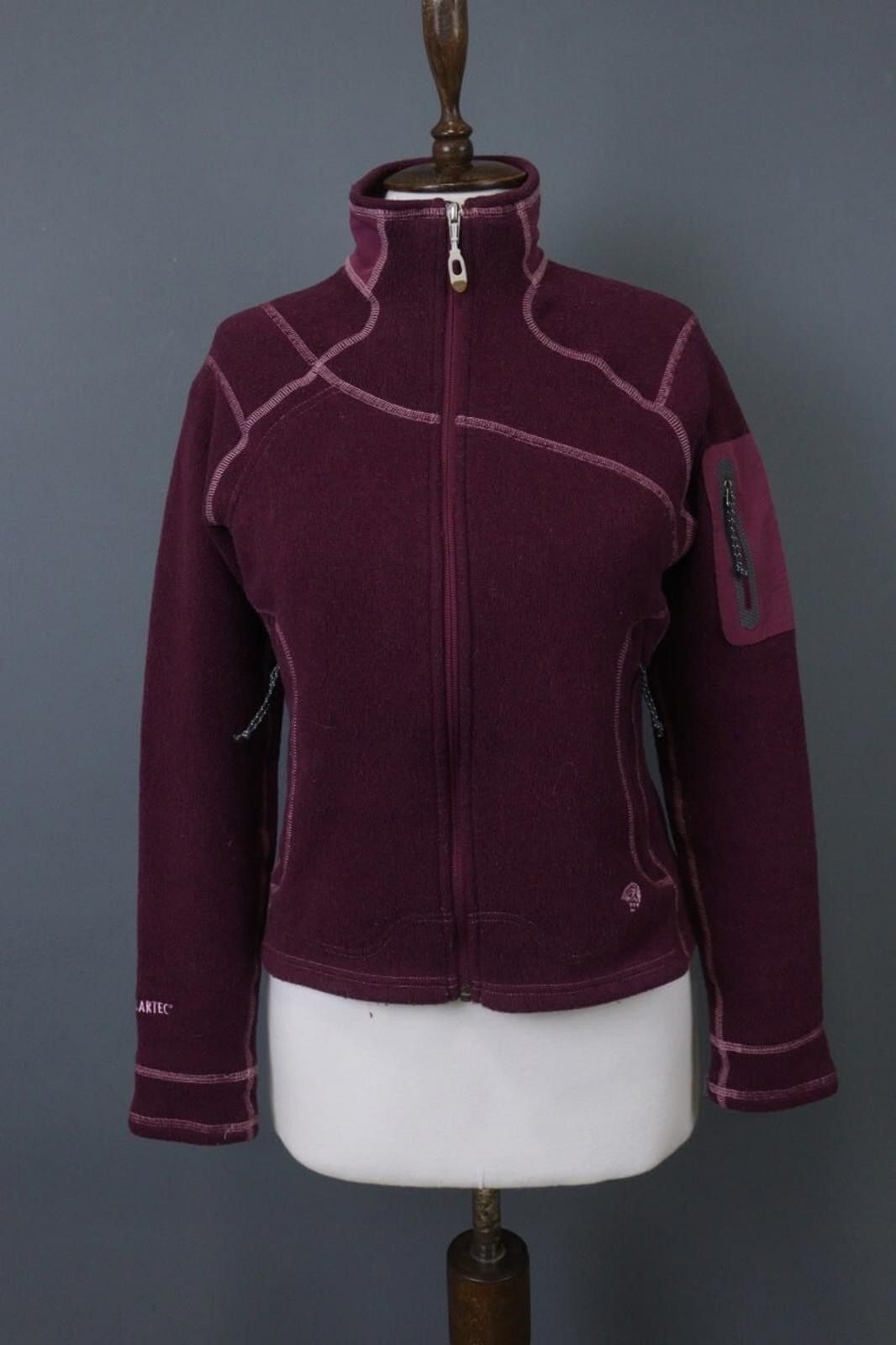 Mountain Hardwear Mountain Hardwear Burgundy Fleece Full Zip Jacket Size M Size M / US 6-8 / IT 42-44 - 1 Thumbnail