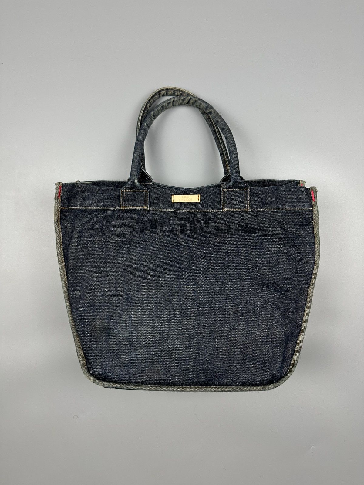 Y's × Yohji Yamamoto Vintage Y’saccs Doux Yohji Yamamoto Denim Tote Bag Size ONE SIZE - 1 Thumbnail