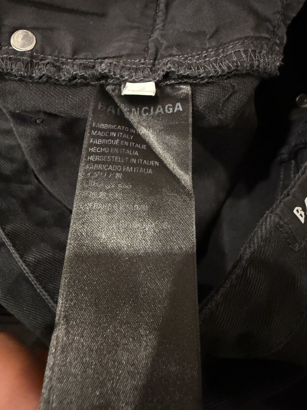 Balenciaga Black balenciaga washed bootcut flares Size US 30 / EU 46 - 5 Thumbnail