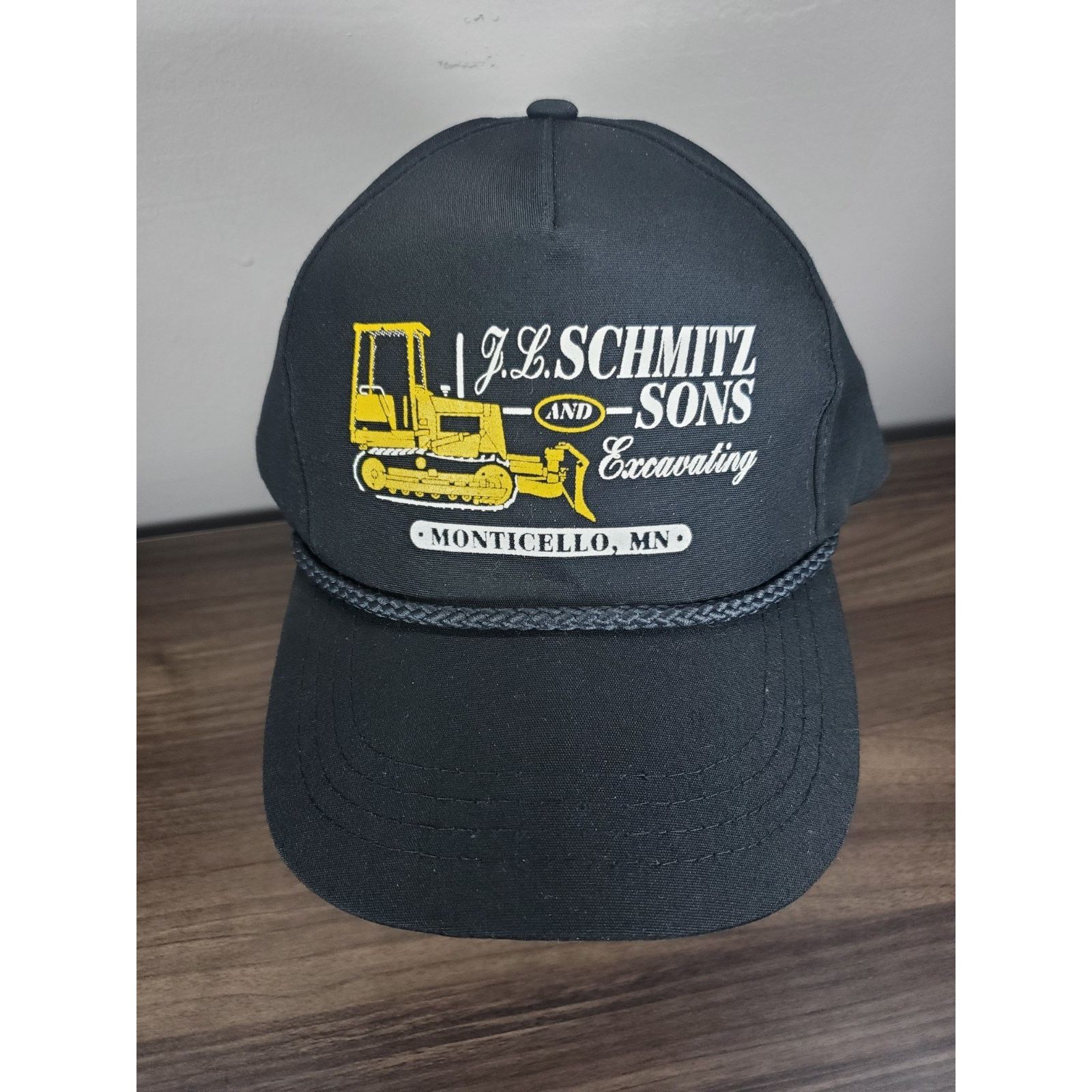 Vintage J.L. Schmitz & Sons Hat Snapback Cap Bulldozer Monticello MN Size ONE SIZE - 3 Thumbnail