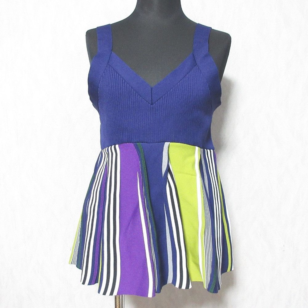 Other Other UN3D. Multistripe Knit Bustier Cotton Tops 522312601201 DUTY FREE for USA Size ONE SIZE - 1 Thumbnail