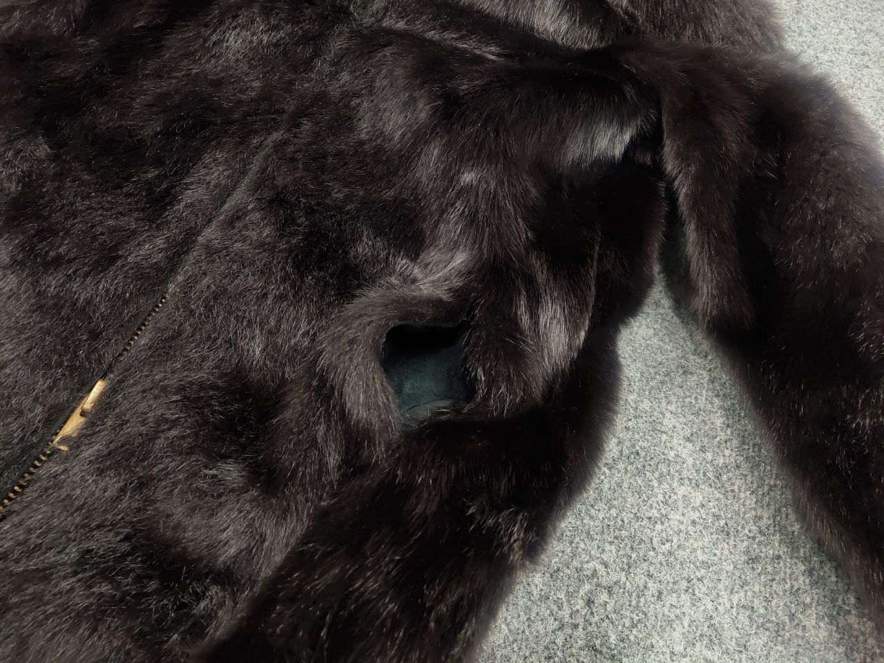 Vintage Vintage 80's David Green Alaska Genuine Fur Coat Zip Jacket Size S / US 4 / IT 40 - 12 Thumbnail