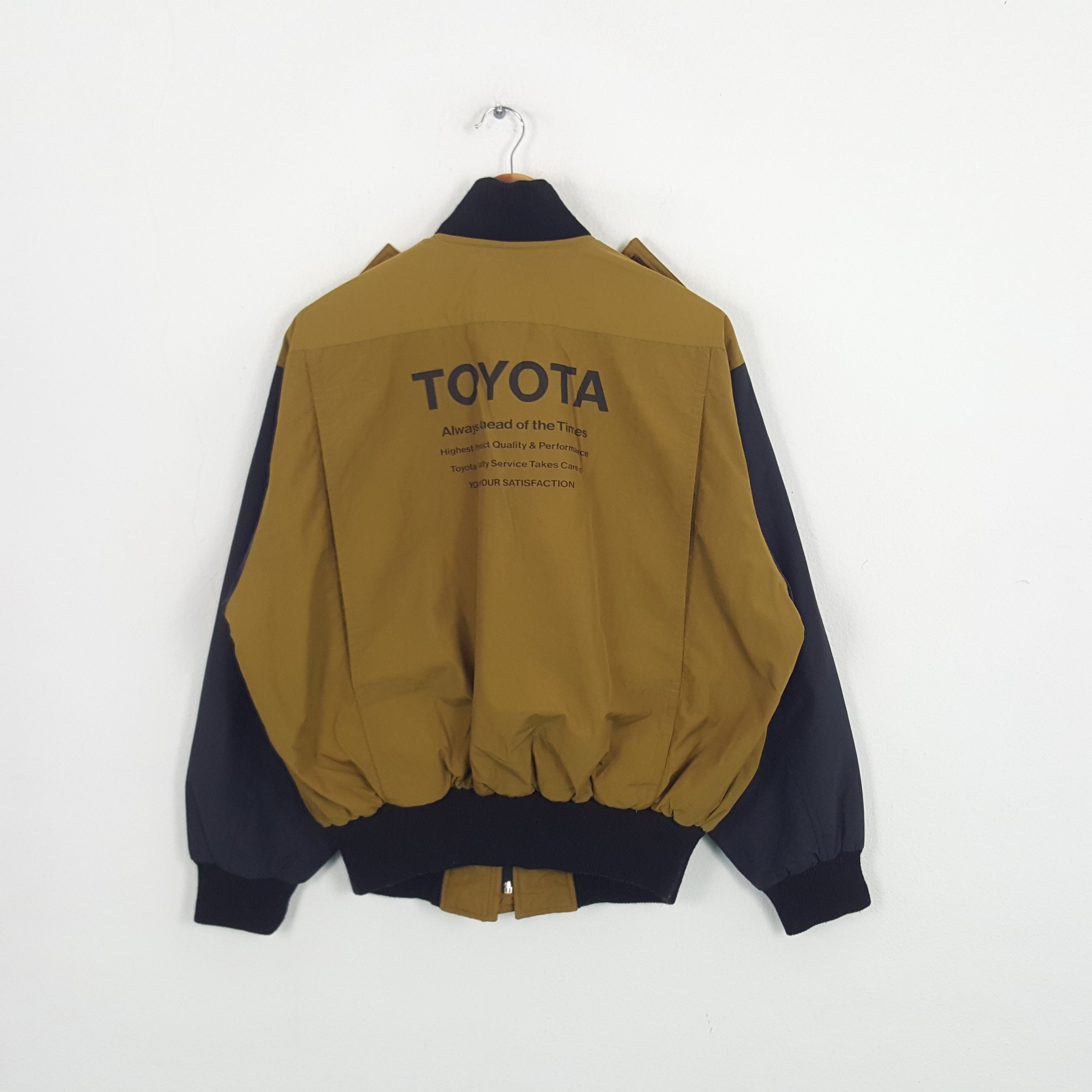 Japanese Brand × Vintage Vintage Toyota Japanese Racing Team Bombers Jacket Size US L / EU 52-54 / 3 - 1 Thumbnail