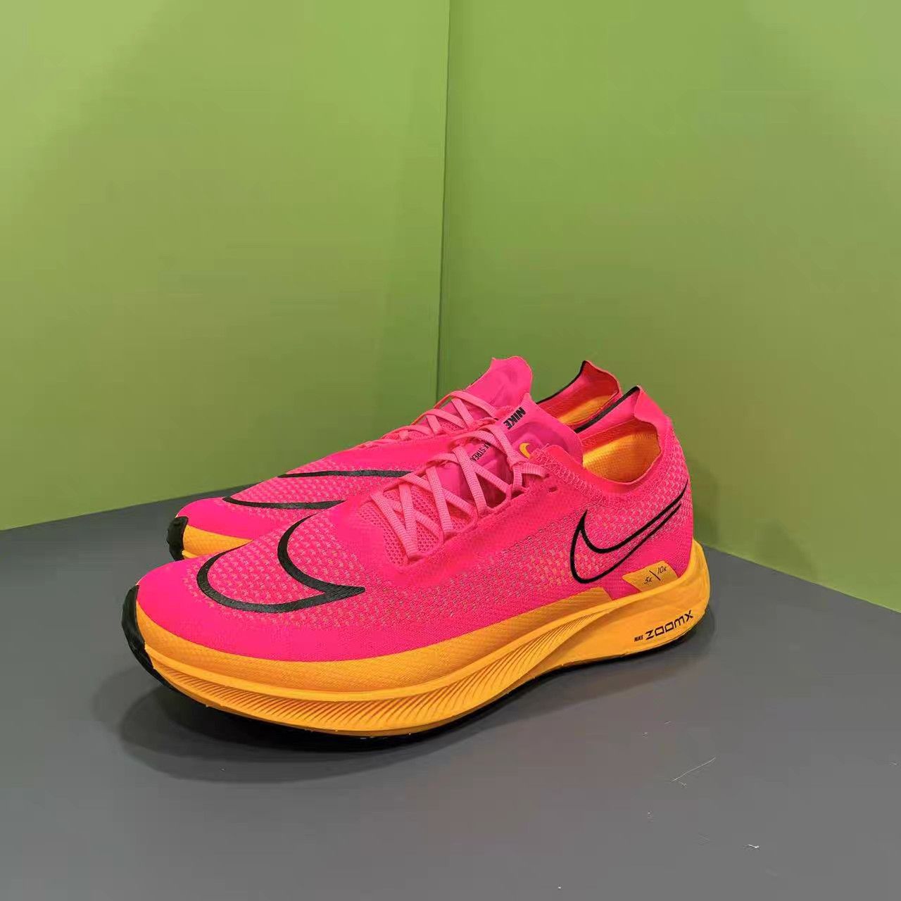 Nike NIKE ZoomX StreakFly Pink & Yellow K15 Size US 10 / EU 43 - 1 Thumbnail