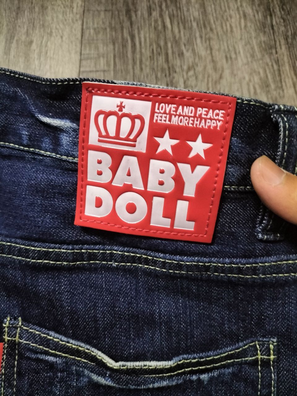 Japanese Brand Japanese denim BABY DOLL seagull print like evisu jeans Size US 30 / EU 46 - 4 Thumbnail