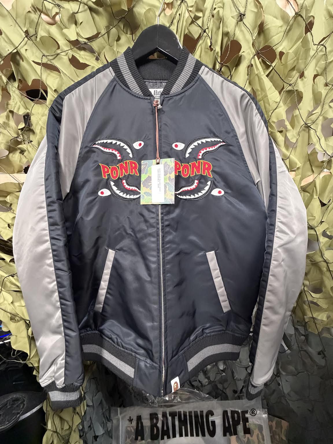 BAPE Shark Souvenir Jacket 'Black'