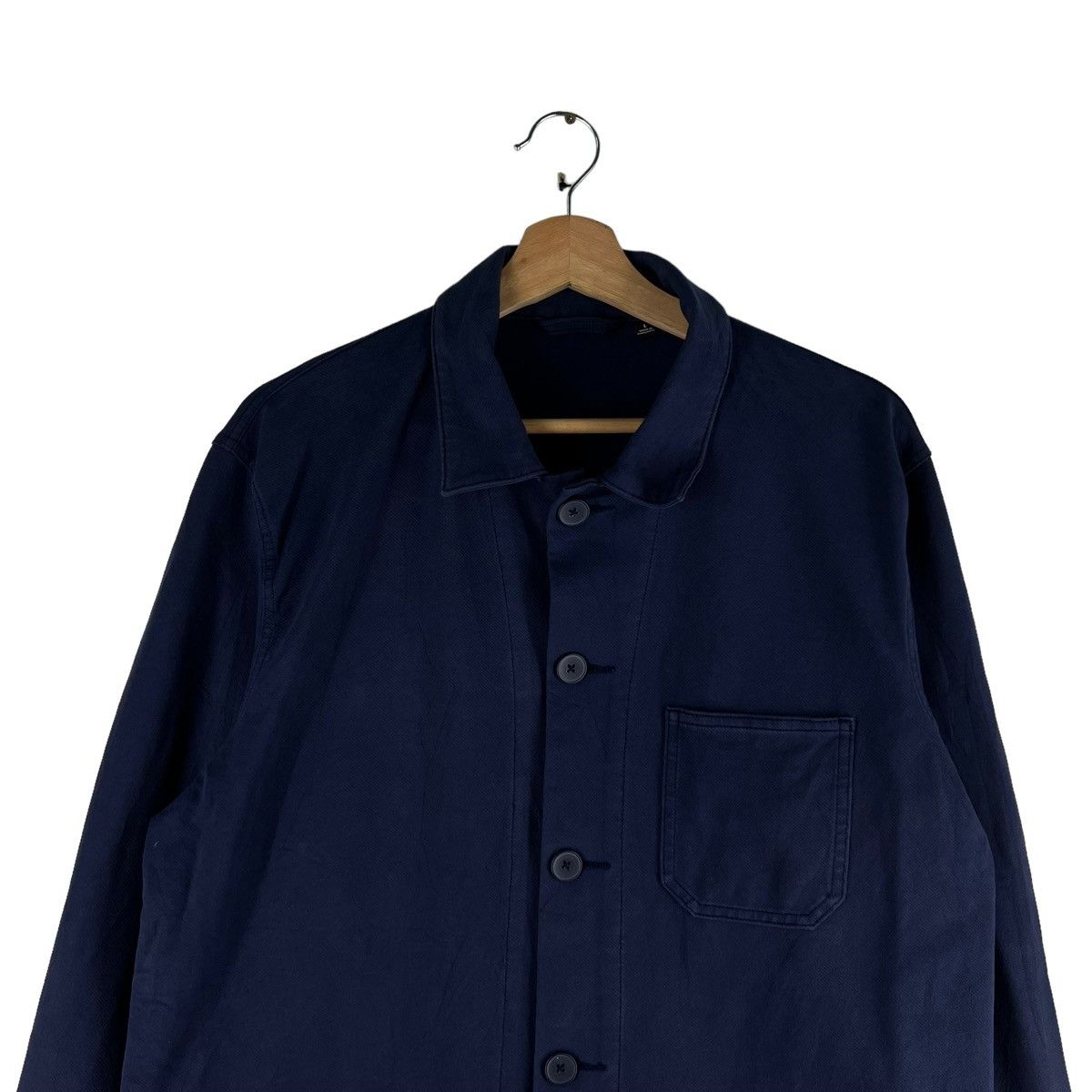 Indigo 🔥VTG WORKER CHORE BLUE BLUE JACKET UNIQLO ISSEY MIYAKE Size US L / EU 52-54 / 3 - 2 Thumbnail