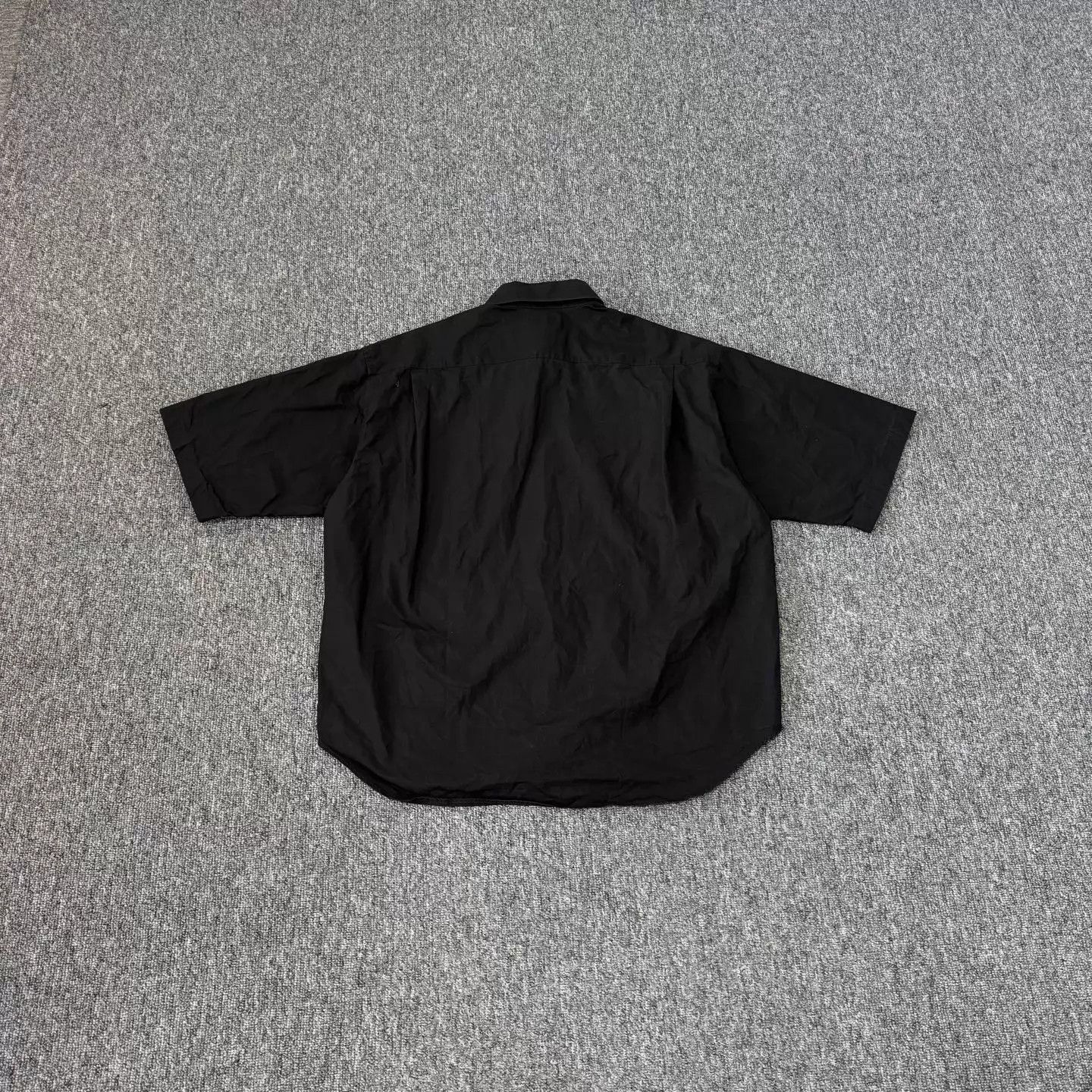 Balenciaga Balenciaga Black SS25 Logo Patch Short Slv Shirt 37 Size US XS / EU 42 / 0 - 2 Thumbnail