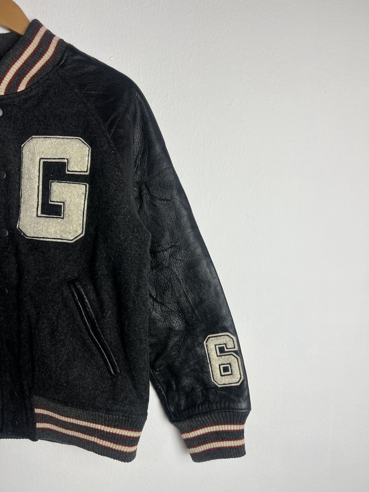 Japanese Brand Vintage Japan House of Blue Wool Leather Varsity JAcket Size US M / EU 48-50 / 2 - 5 Thumbnail