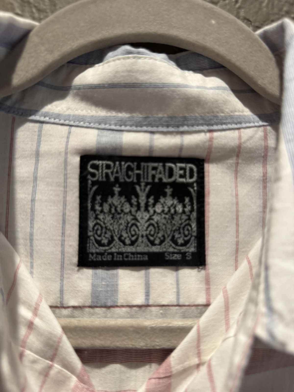 StraightFaded Straight Faded Button Down Long Sleeve Blue Red White Size US S / EU 44-46 / 1 - 3 Thumbnail