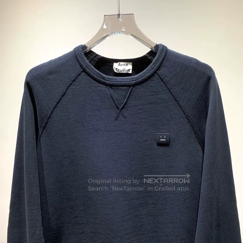 Acne Studios Acne Studios Classic Black Logo Patch Round Neck Casual Lo Size S / US 4 / IT 40 - 5 Thumbnail