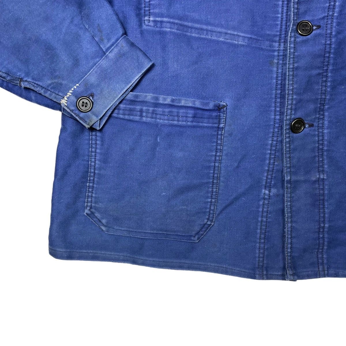 Vintage 1940s French Moleskin Work Jacket - Medium Size US M / EU 48-50 / 2 - 5 Thumbnail