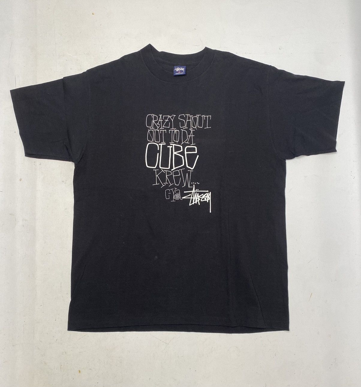 Stussy 👕 RARE Stüssy x Slam Jam x Cube T-shirt,worn a few times new Size US XL / EU 56 / 4 - 1 Thumbnail