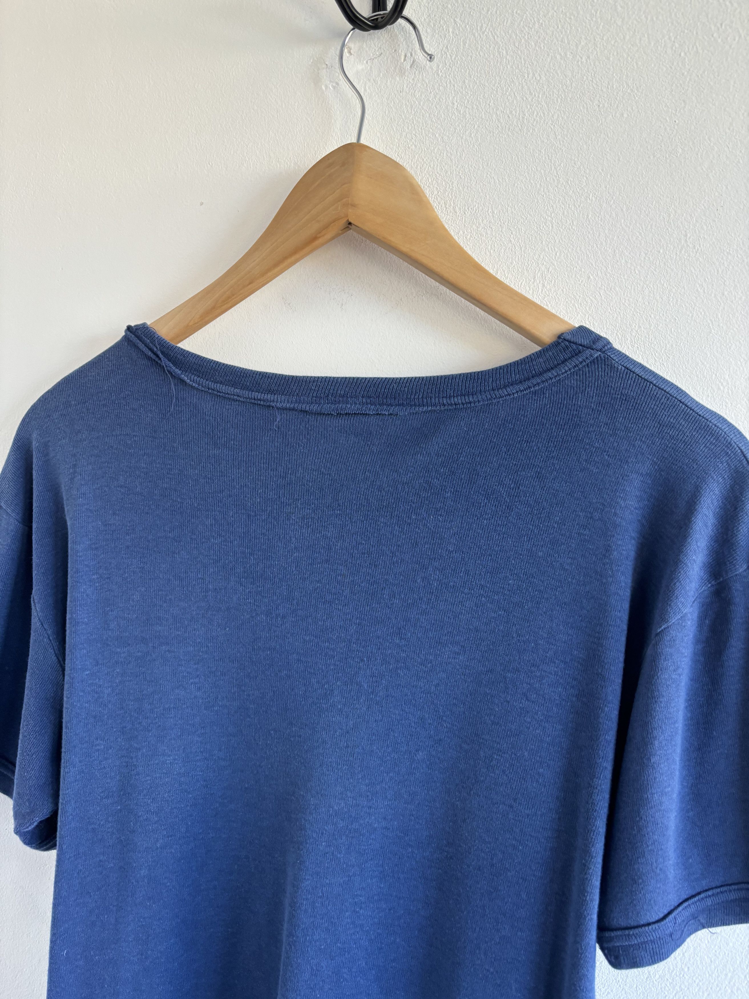 Vintage Vintage Blank Military Blue Tee Size US M / EU 48-50 / 2 - 11 Thumbnail