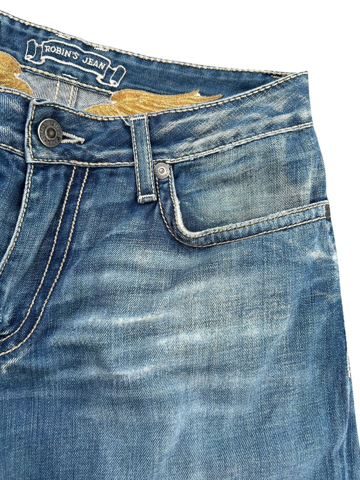 Robins Jeans ROBINS JEANS DISTRESSED DENIM JEANS Size US 31 - 12 Thumbnail