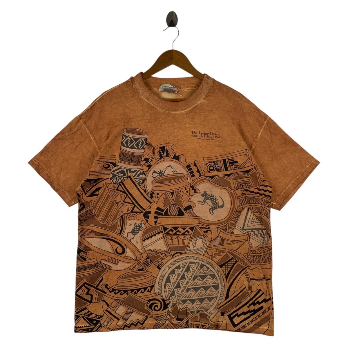 Vintage 90s HABITAT the living desert wildlife printed tee