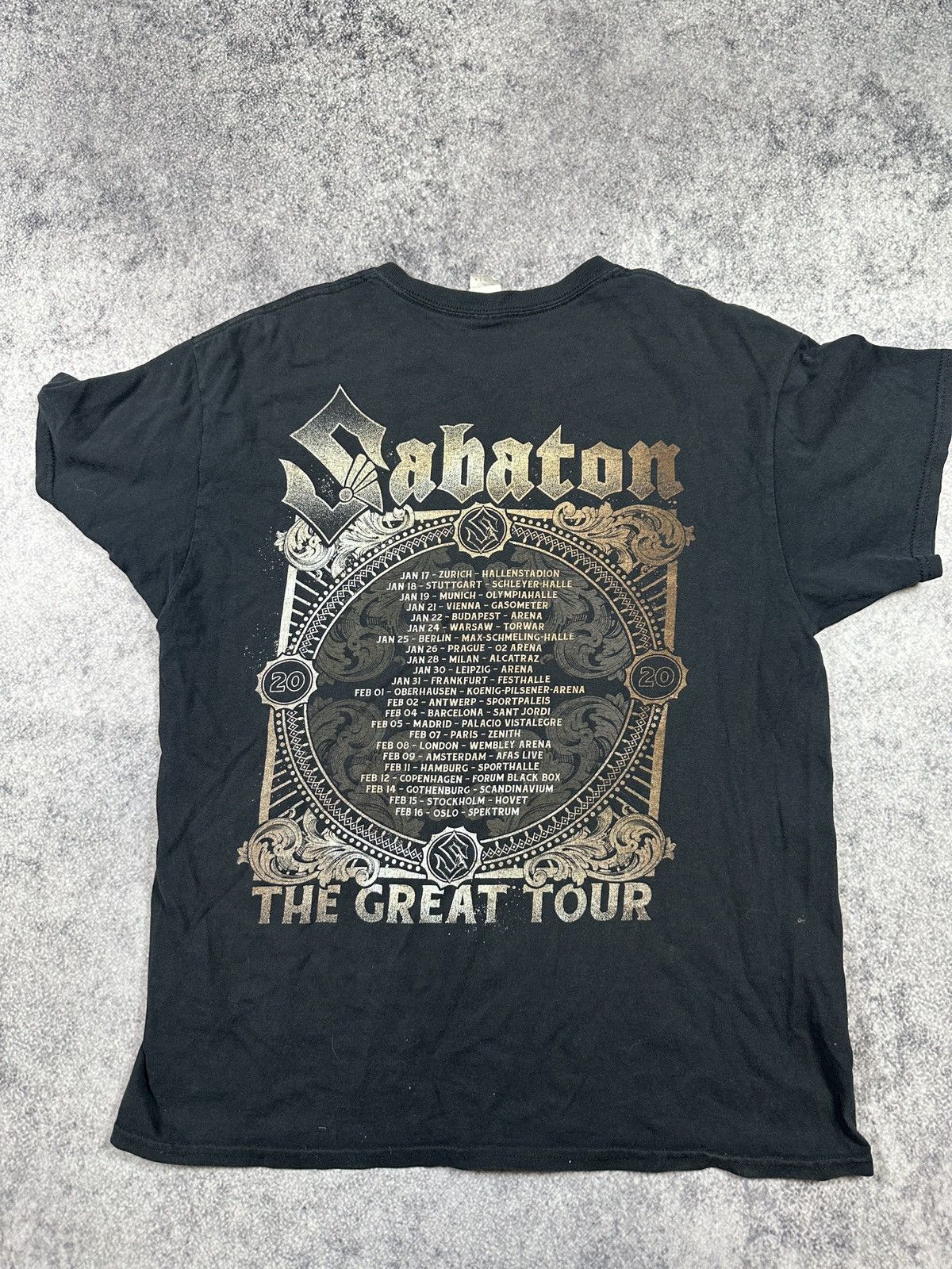 Band Tees Y2K Sabaton Logo T-shirt Casual Streetwear Rare Game Usa L Size US L / EU 52-54 / 3 - 4 Thumbnail